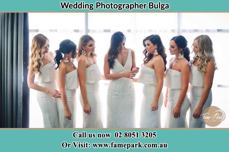 Photo of the Bride and the bridesmaids Bulga NSW 2330