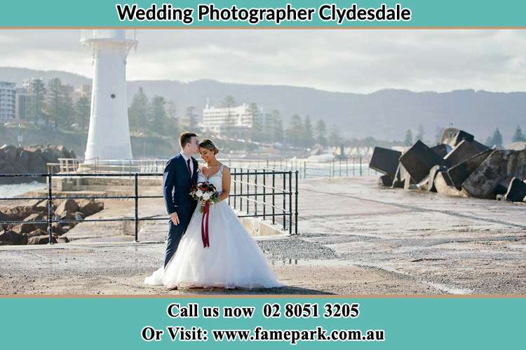 Photo of the Bride and Groom at the Watch Tower Clydesdale NSW 2330