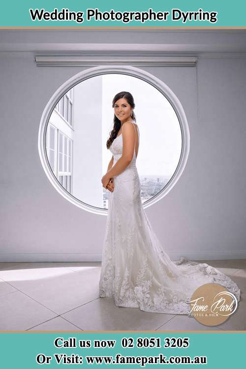 Photo of the Bride near the window Dyrring NSW 2330