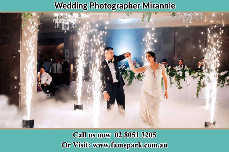 Photo of the Groom and the Bride dancing on the dance floor Mirannie NSW 2330